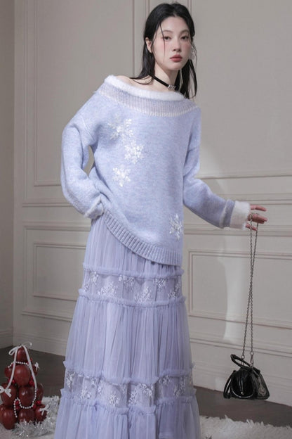 Layered Dreamy Velvet Skirt