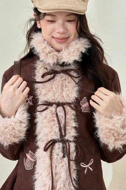 Original Suede Bow Coat