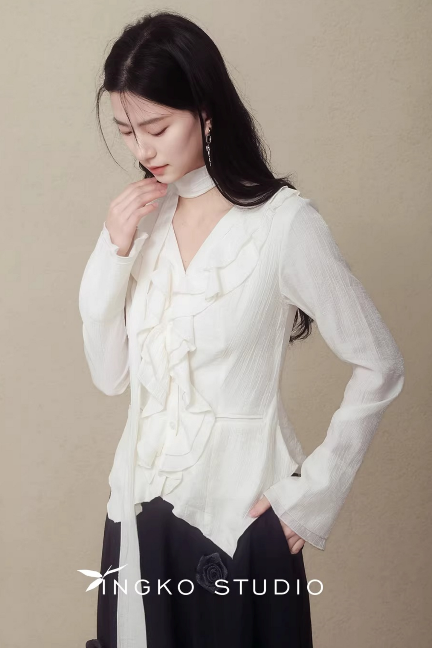 Ingko Moon Ribbon Top
