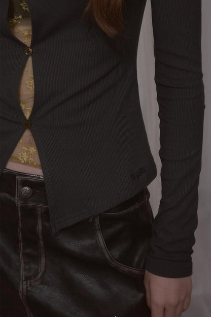 One-Sided Knitted T-Shirt