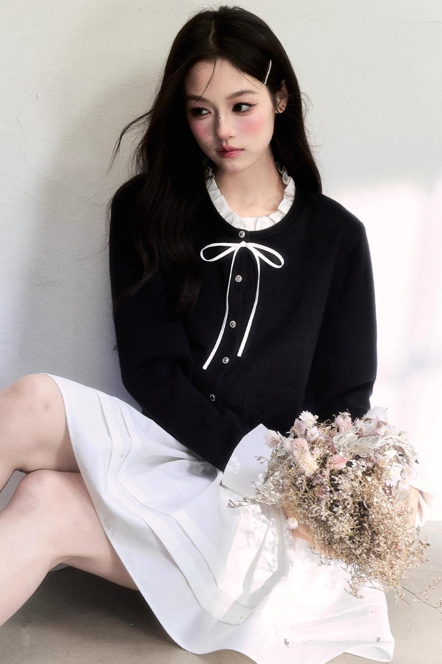 Sweetheart Ballet Cardigan Set-Up