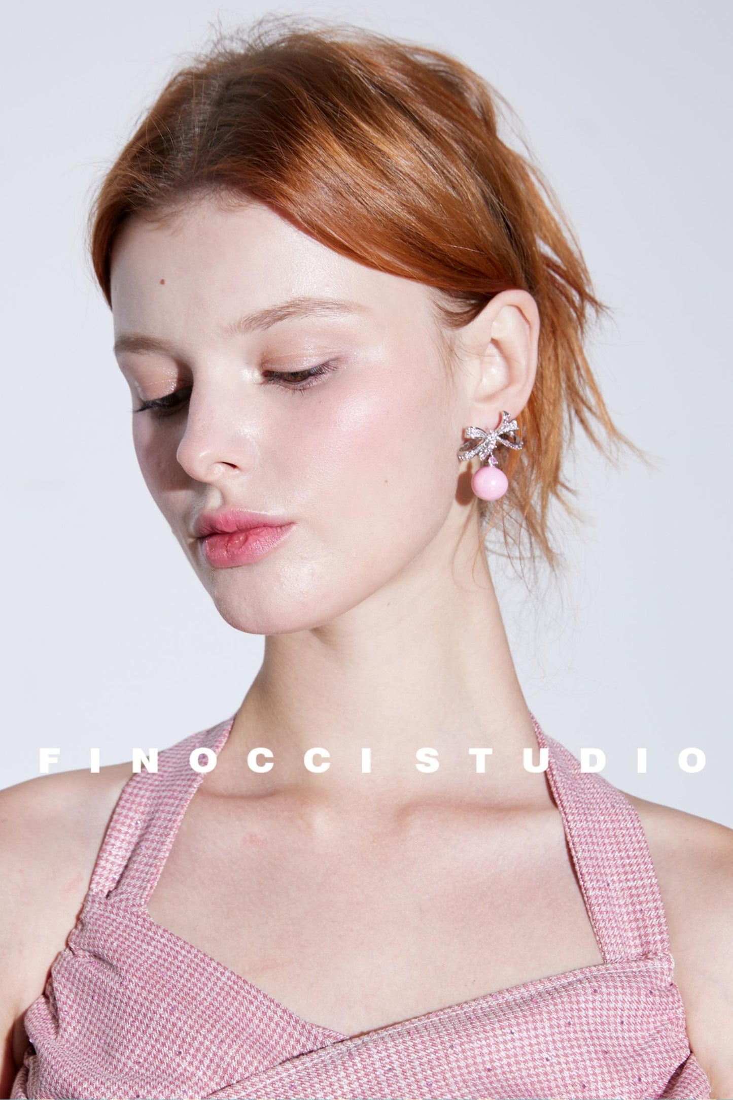 Zircon White Gold Gemstone Earrings