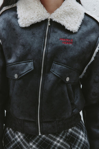 Sweet Cool Fur Leather Jacket