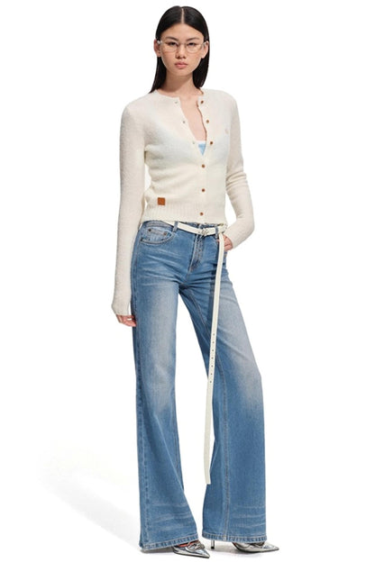 Soft Wool Knit Cardigan