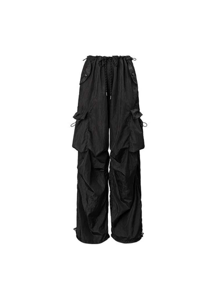 American Retro Parachute Cargo Pants