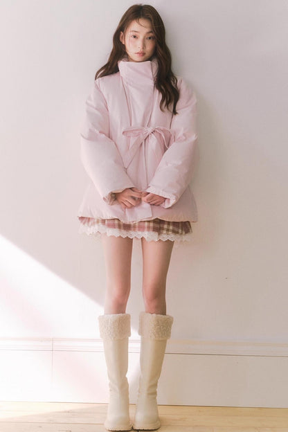 Vintage Plaid Lace Skirt Set-Up