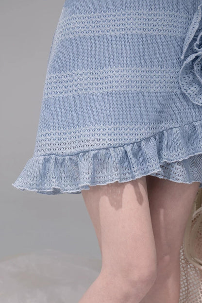 Clear Sky Knit Skirt
