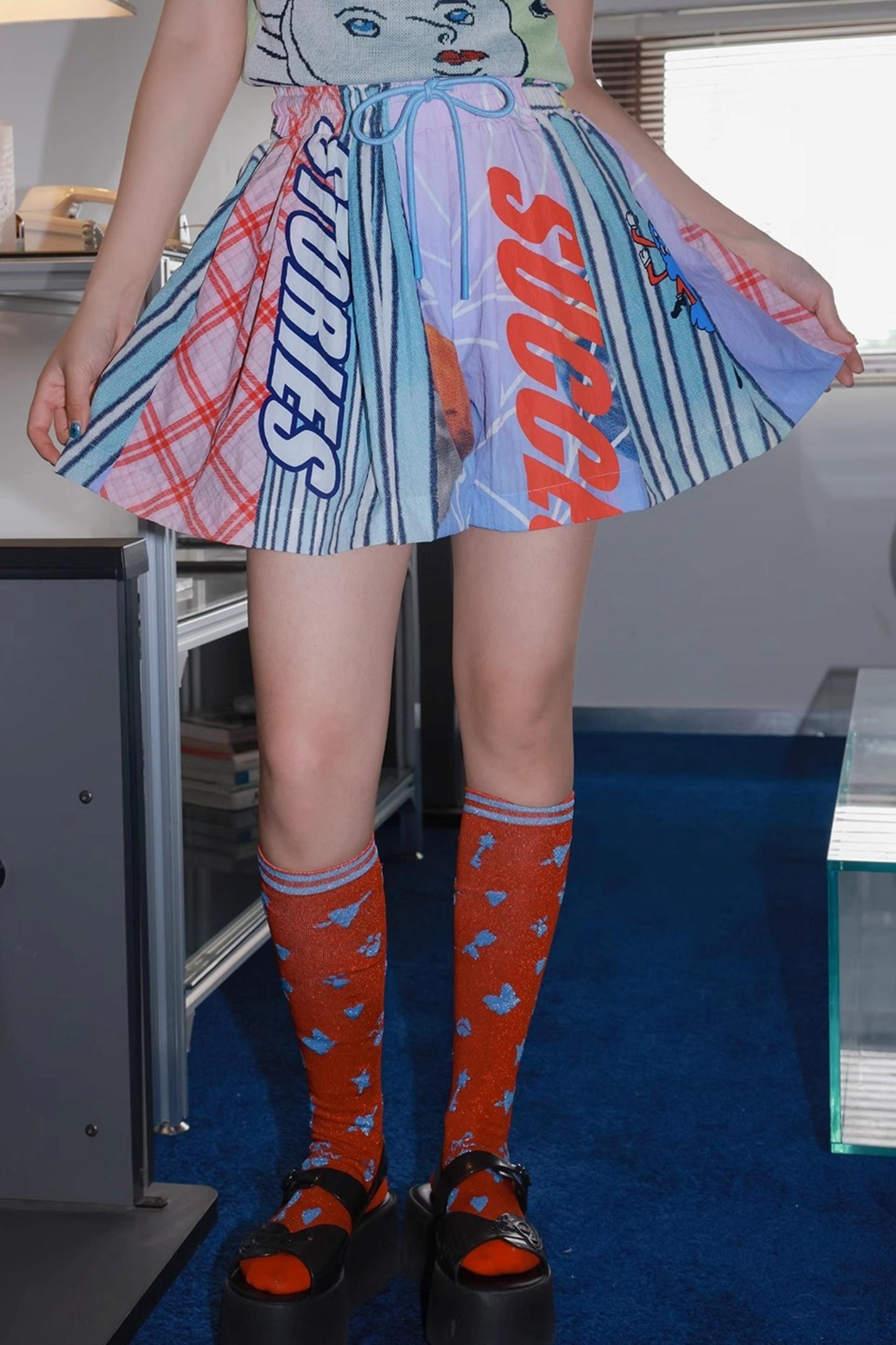 Purple Quirk Summer Shorts