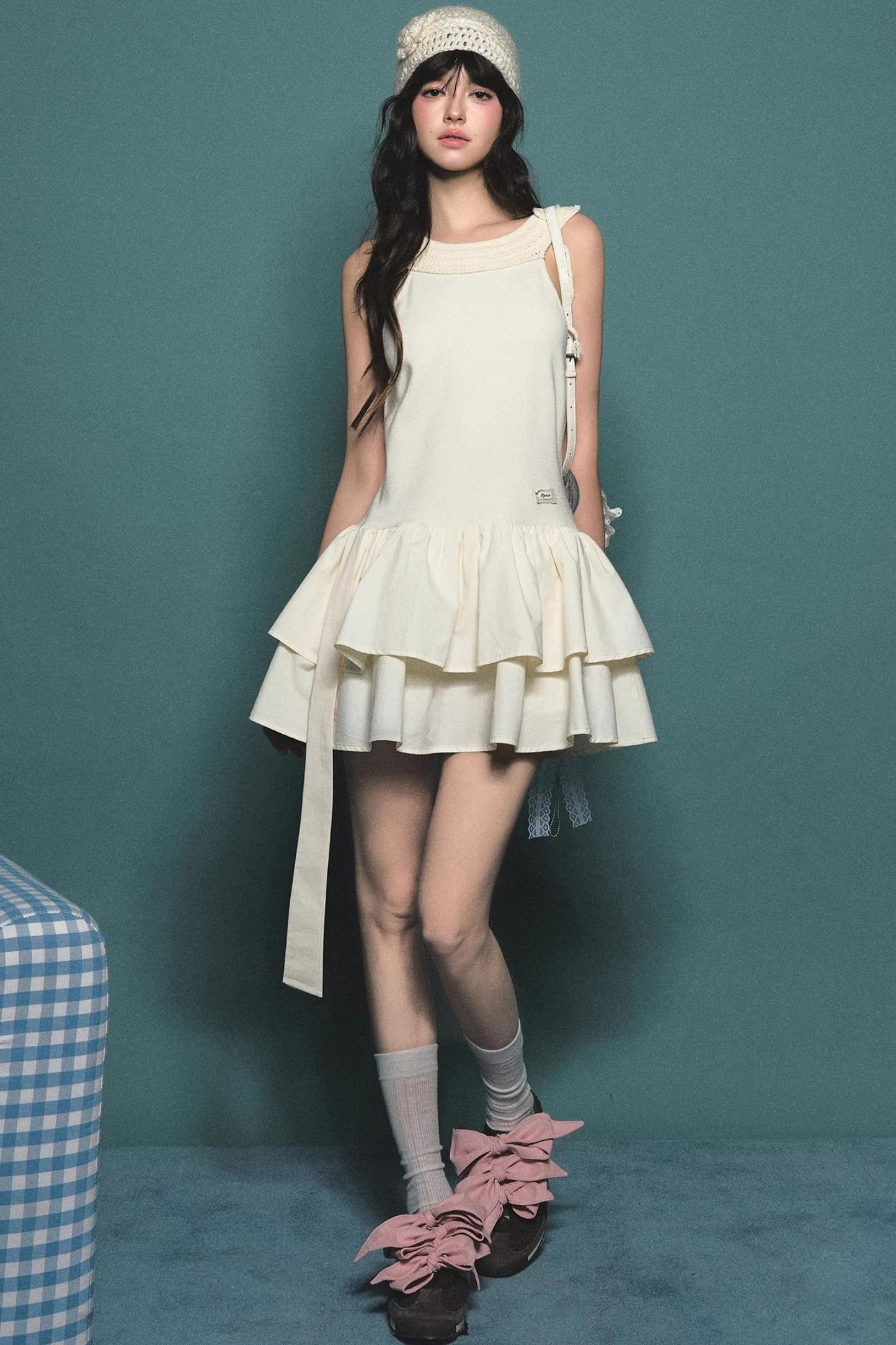 Halterneck Tie Dress