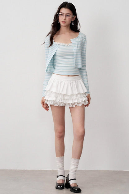 Classic Layered Style Jacket Set