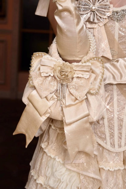 Slavic Satin Bow Handbag