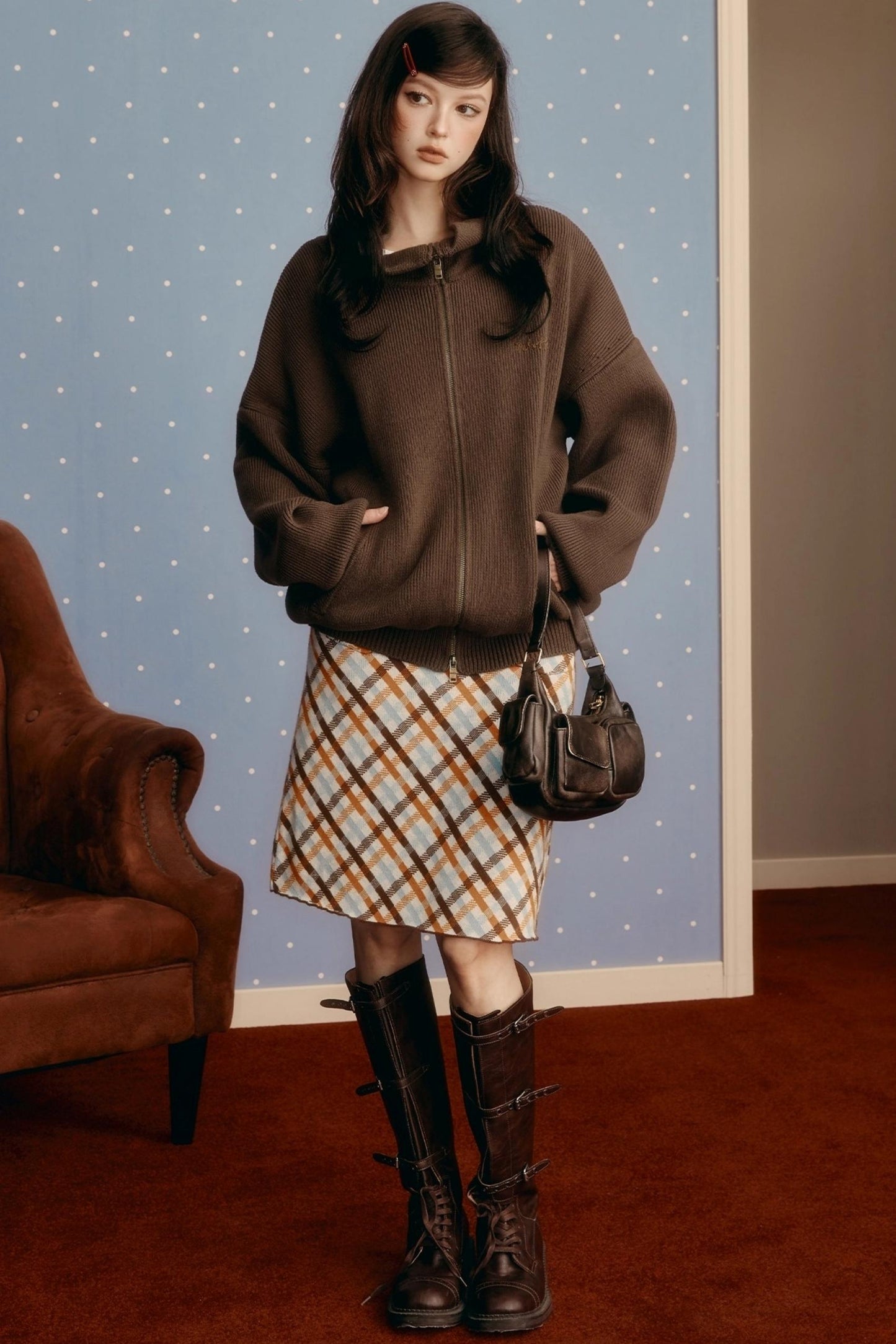 Embroidered Knitted Sweater