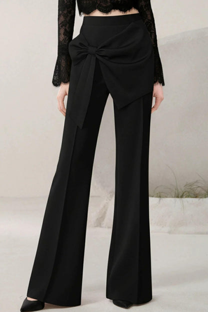 Elegant Black Suit Pants Set-Up