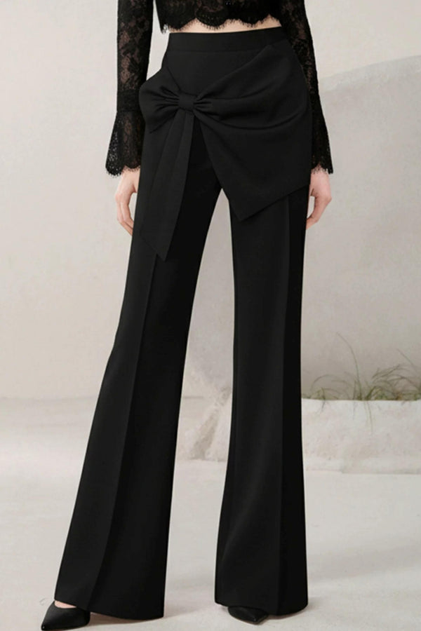 Elegant Black Suit Pants Set-Up