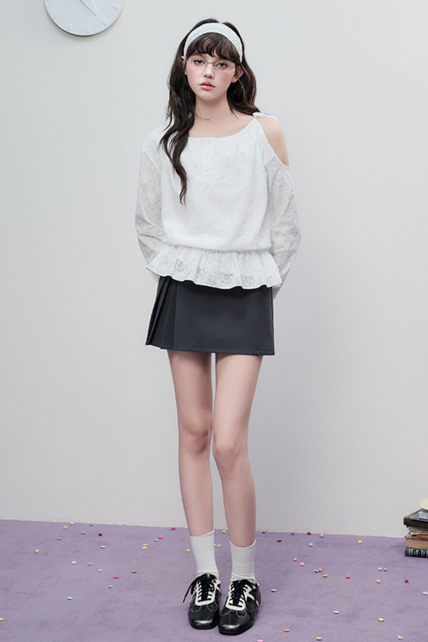 Chic Knit Bustier Skirt