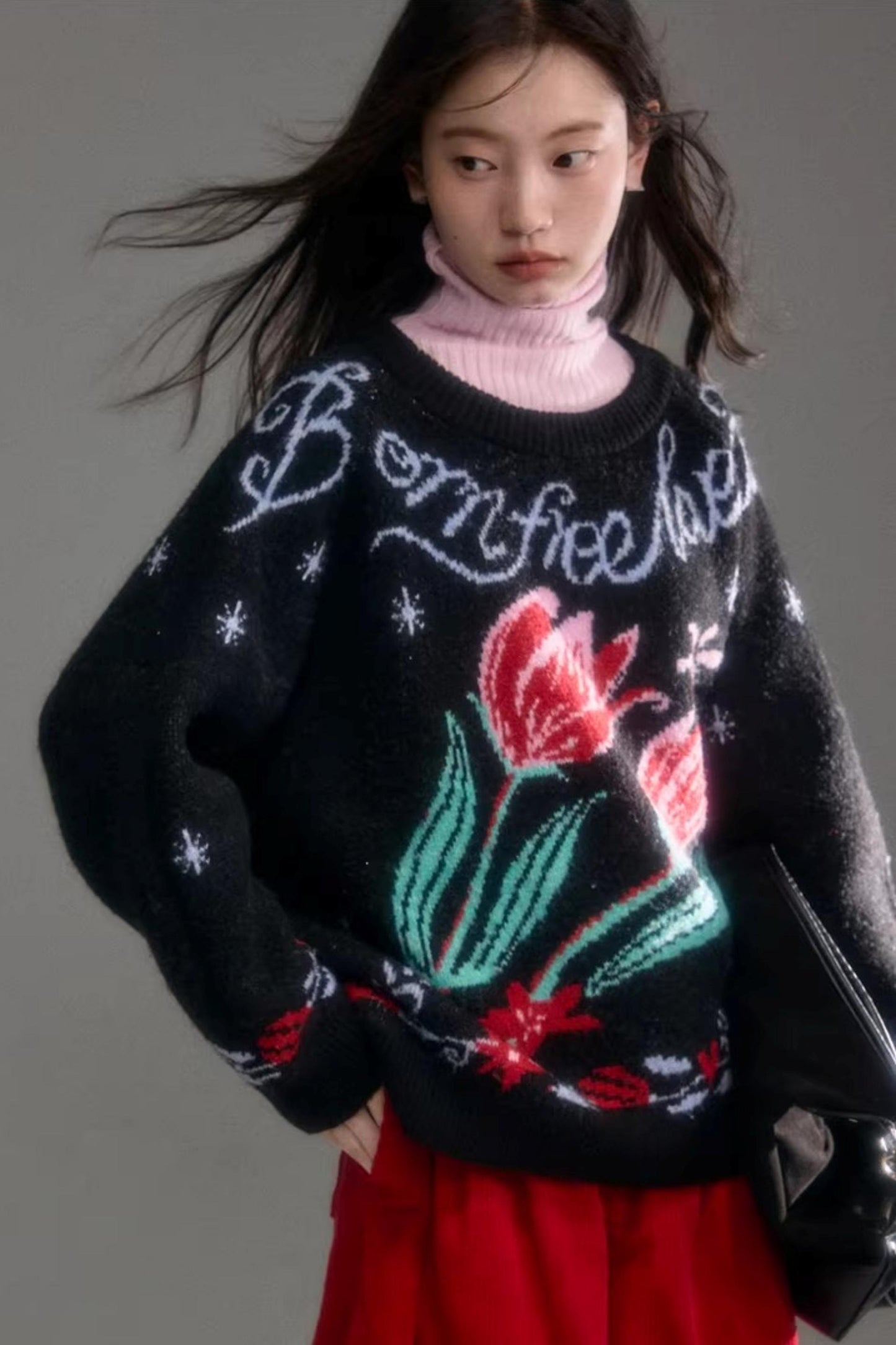 Snowy Night Wool Sweater Set-Up