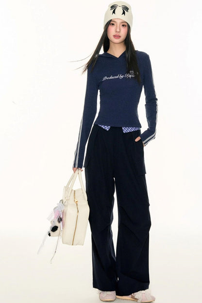 Denim Lace Jacket And BaseTop