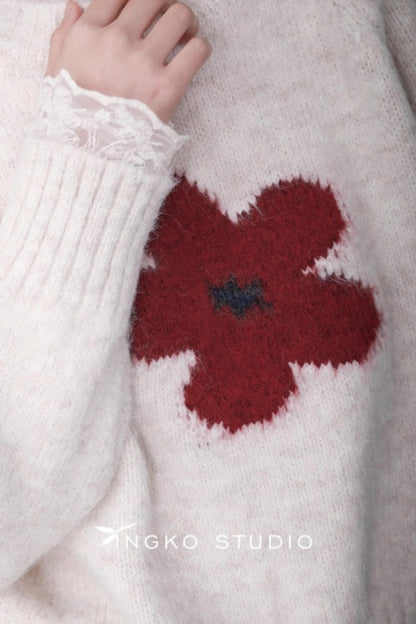 Ingko Cloud Floral Sweater