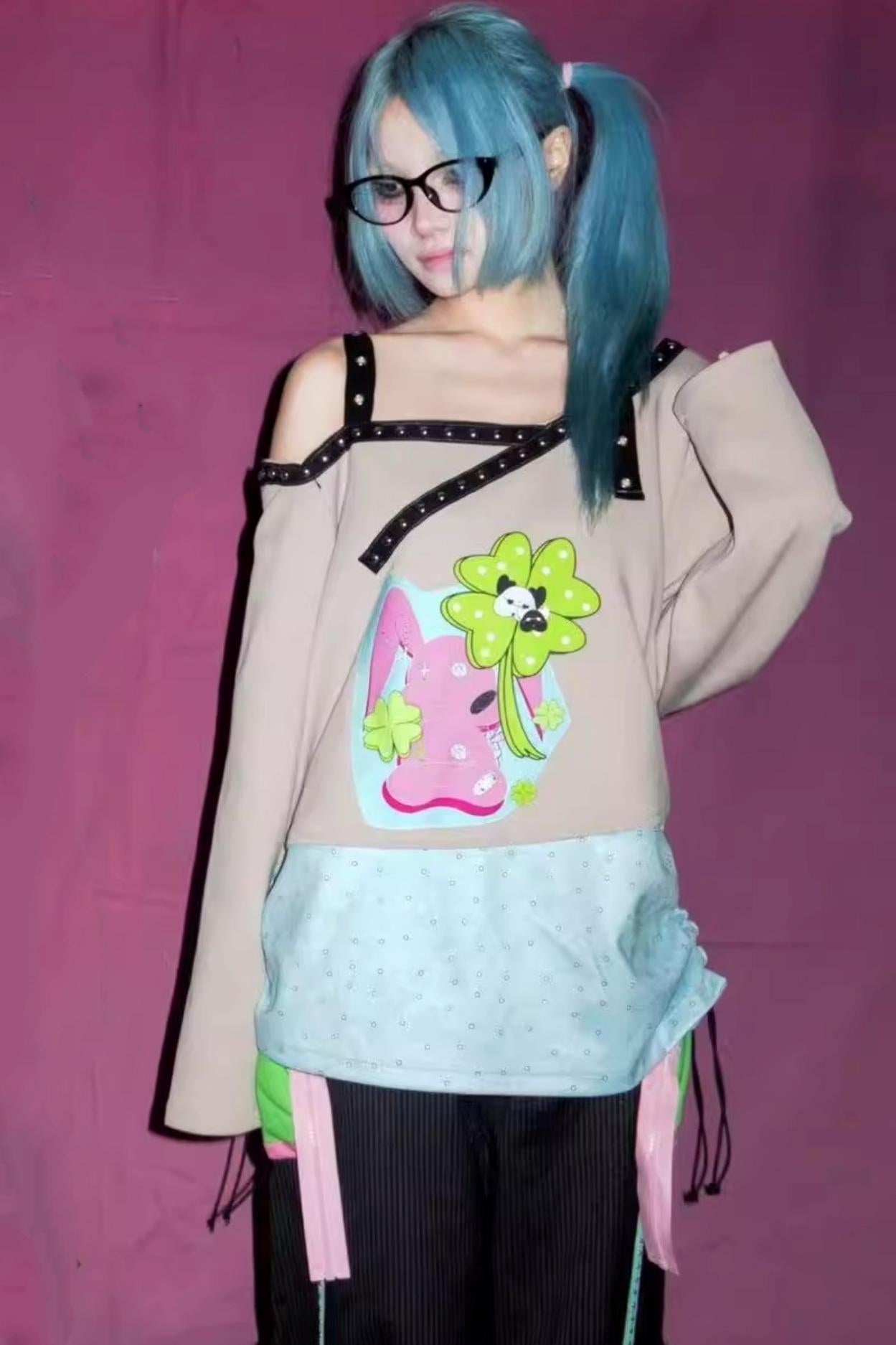 Dependence Studded Sweatshirt