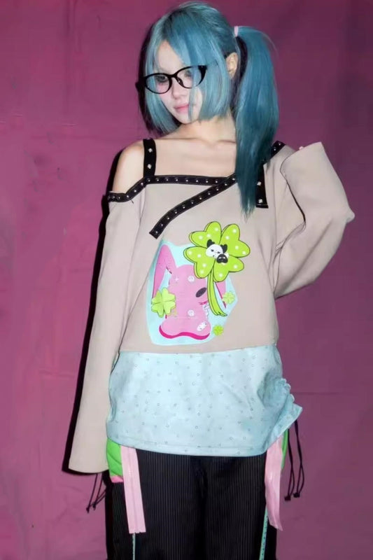 Dependence Studded Sweatshirt