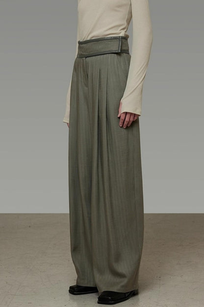 Autumn Slimming Wide-leg Pants