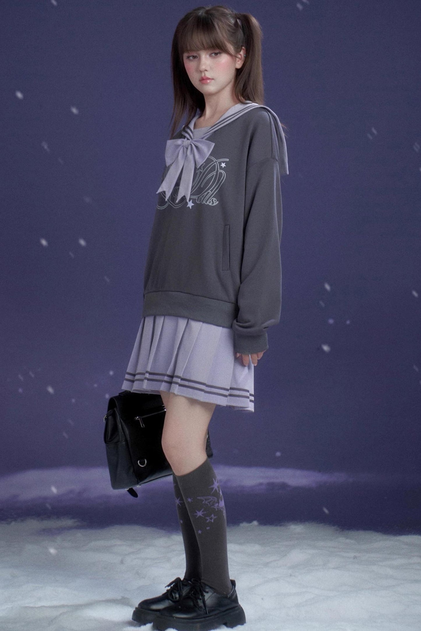 Cool Gray Graffiti Jk Socks