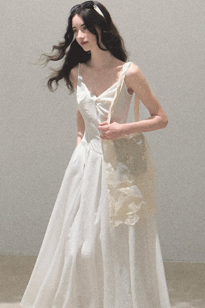 Vintage Ice Linen Camisole Dress