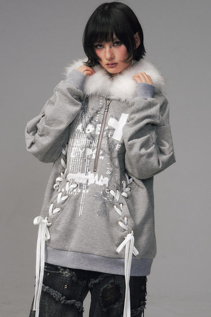 Back Garden Light Zipper Heavy Top