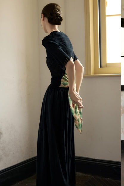 Black Wide-Leg Pants