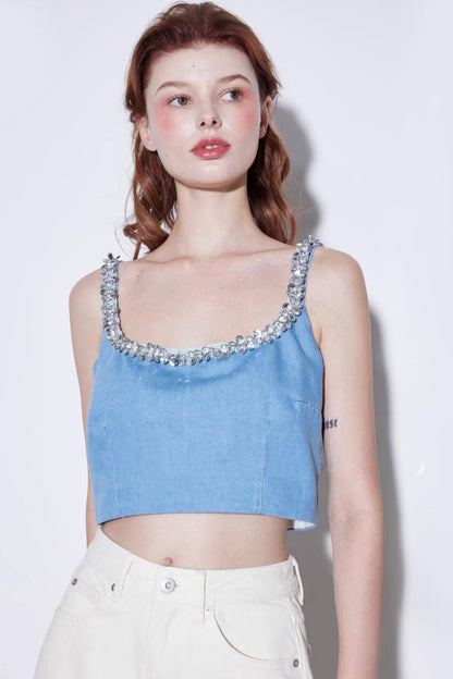 Luxury Denim Undershirt