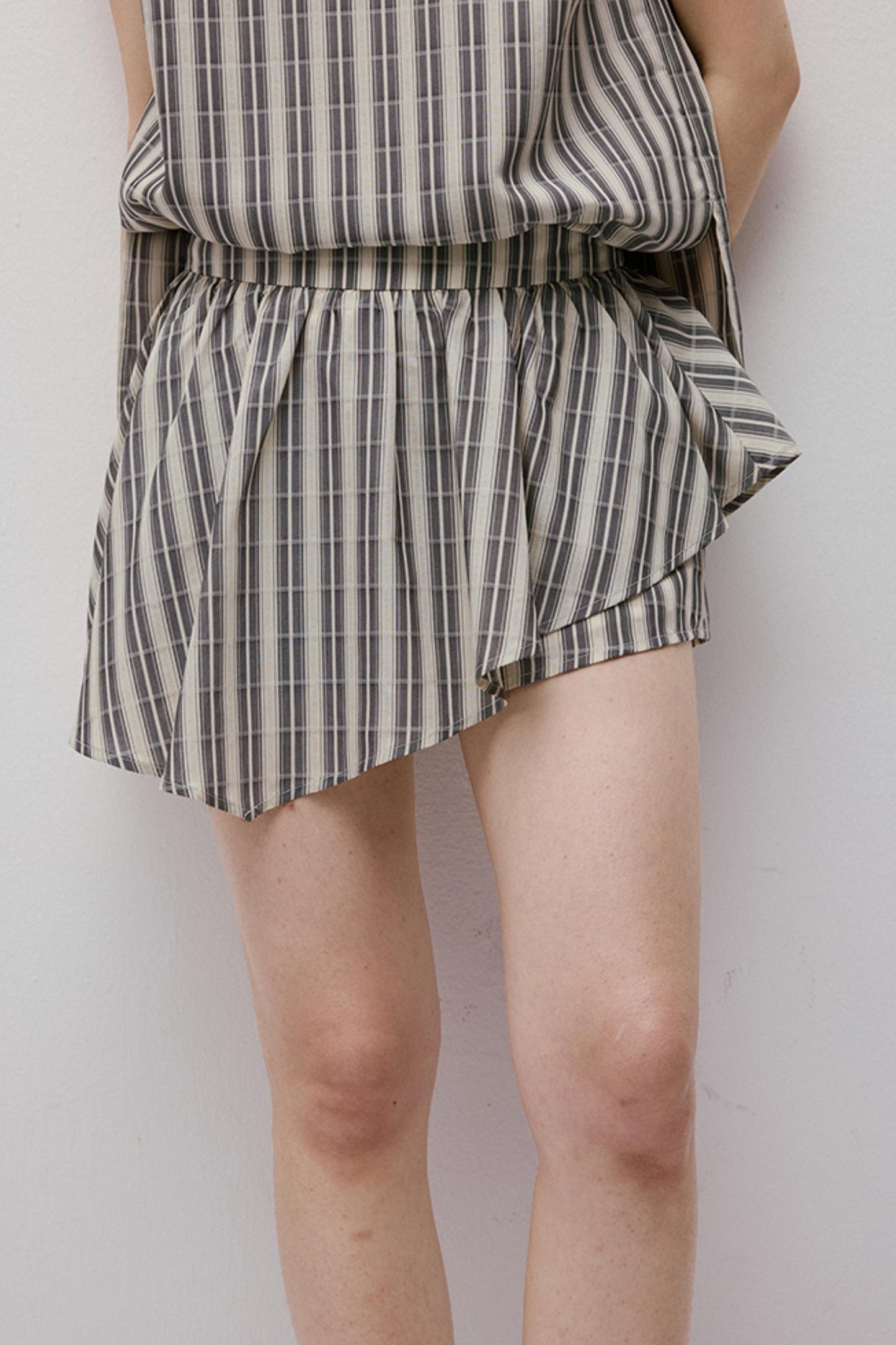 Artistic Stripe Holiday Skirt