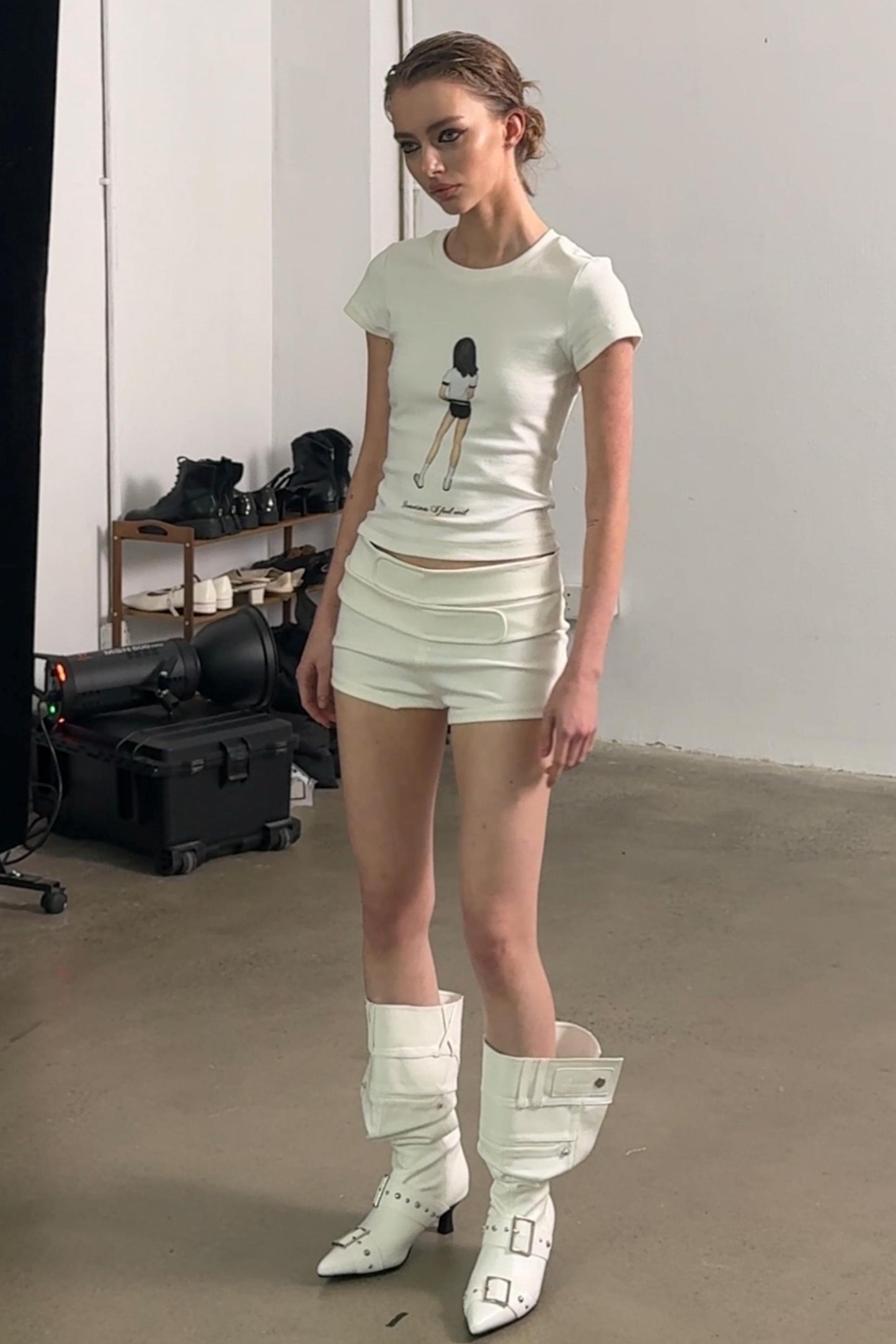 Chic Splice Hot Pants