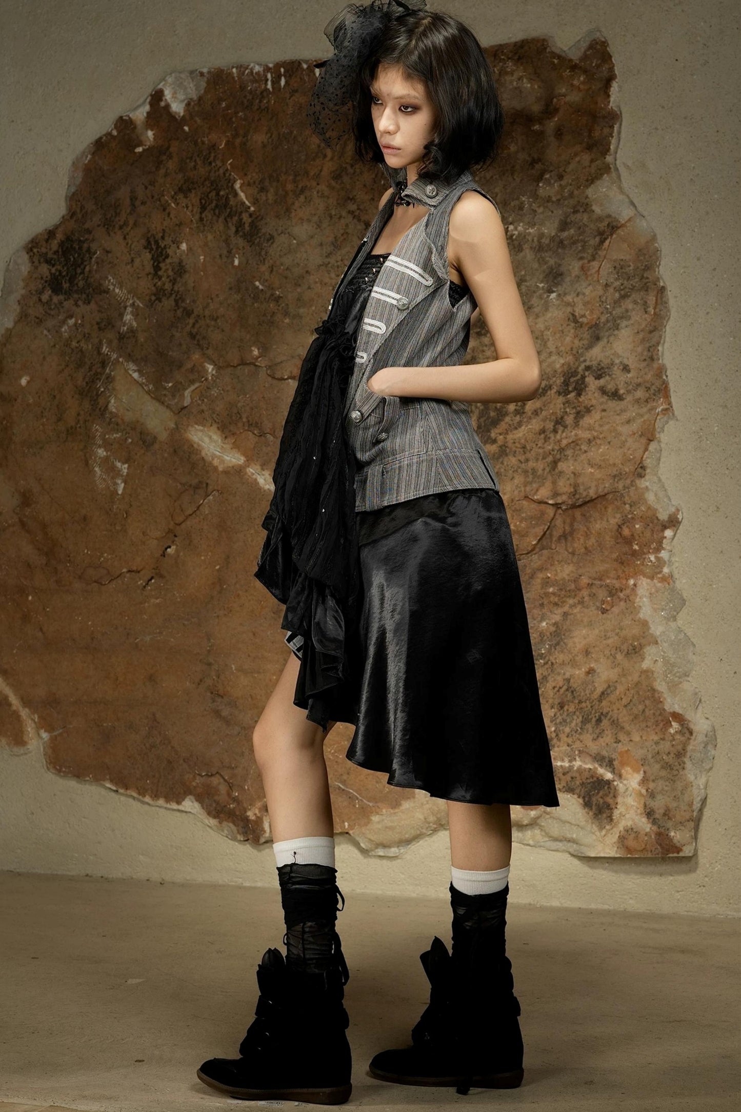 Sleeveless Gothic Halter Top