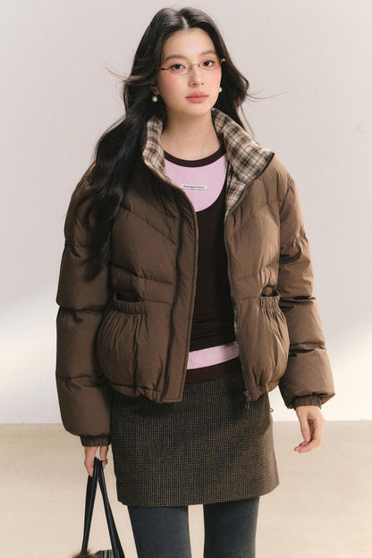 Plaid Frosting Cotton Jacket