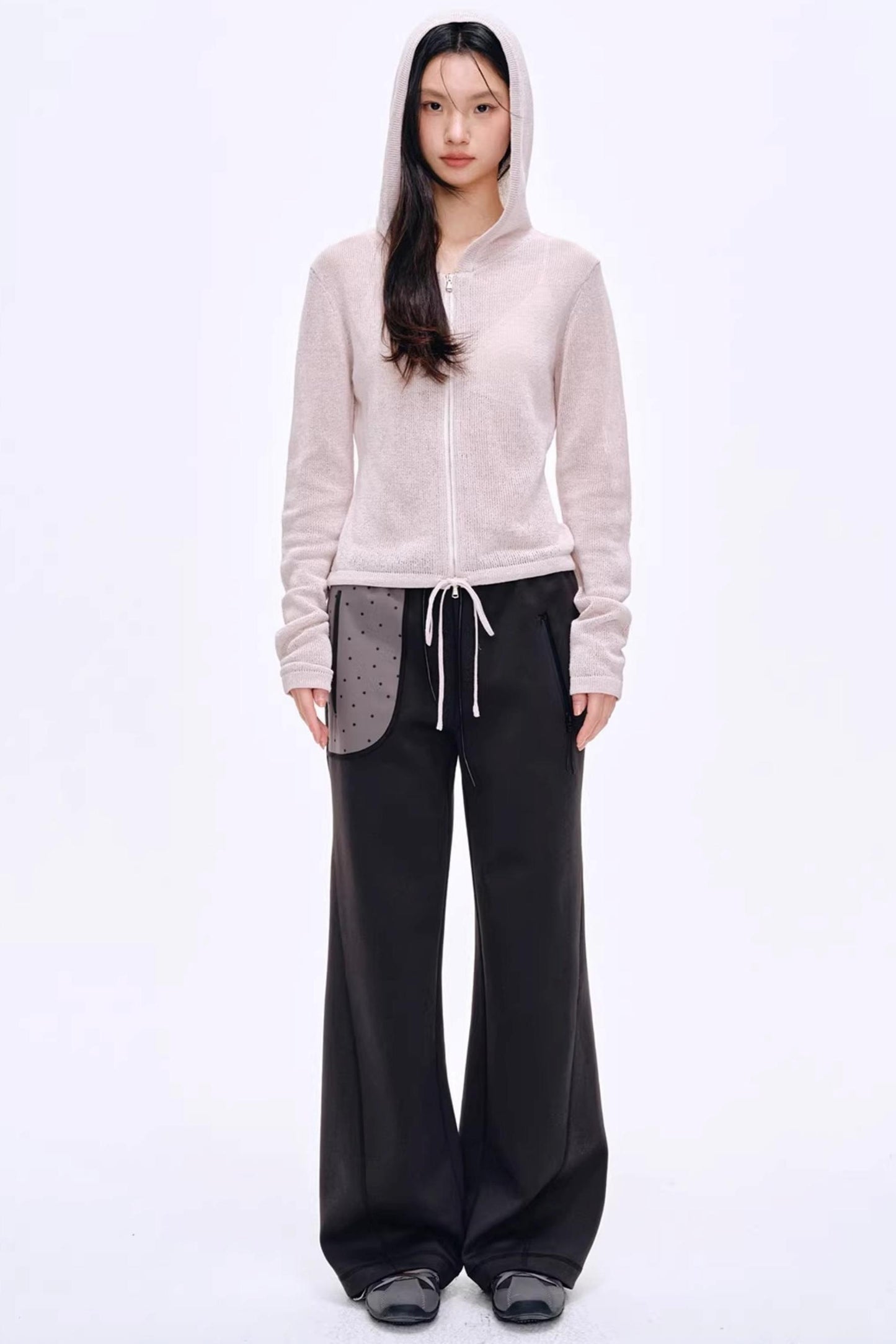 Polka Dot Air Layer Sweatpants