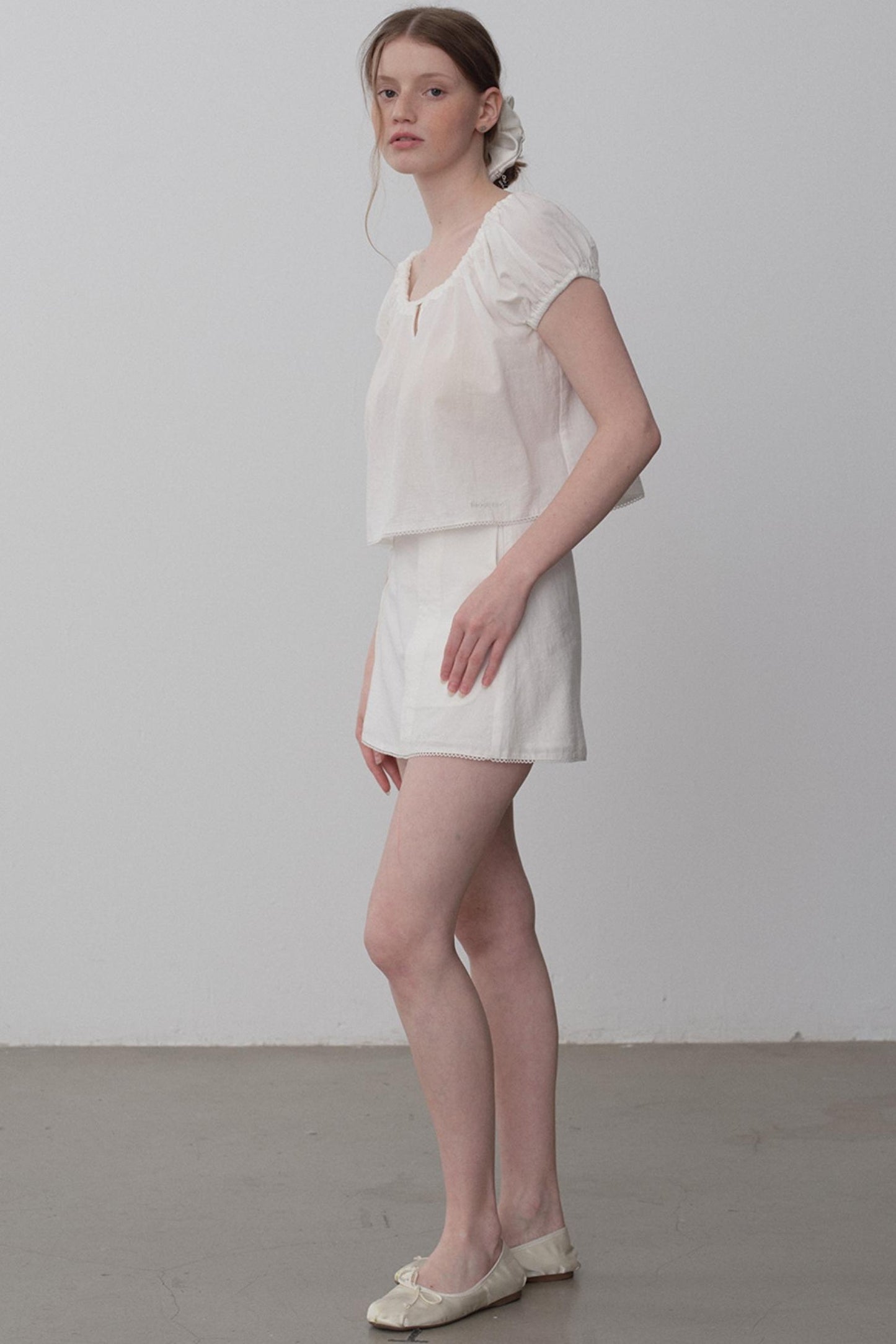 Cotton Bubble Sleeve Set