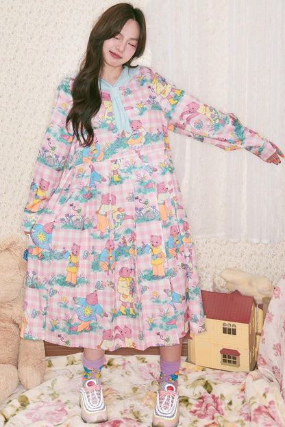 Fresh Peach Heart Dress