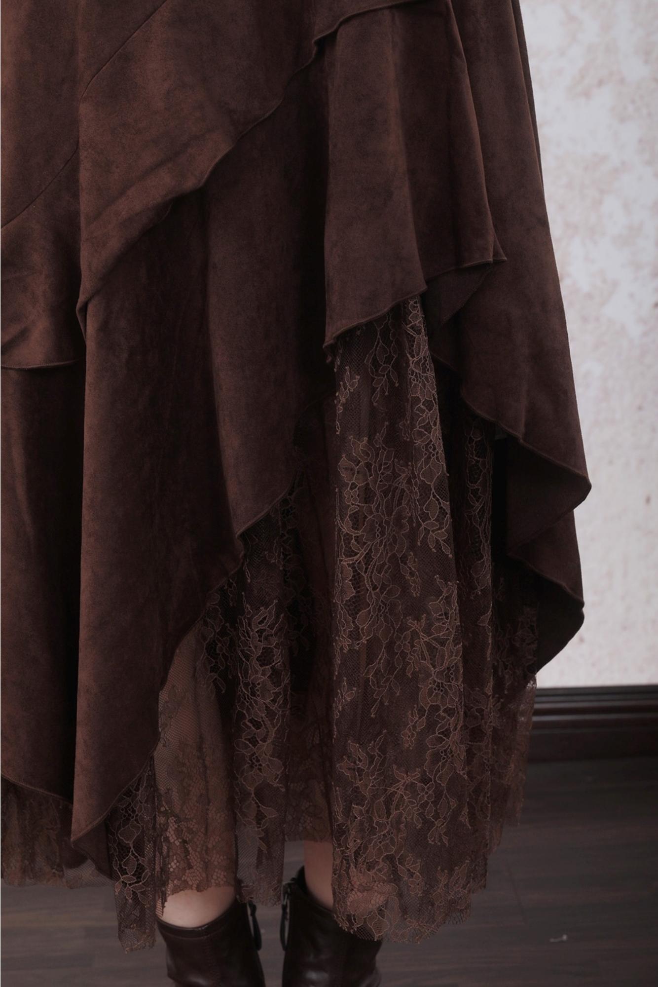 Layered Lace Paneled Sundress