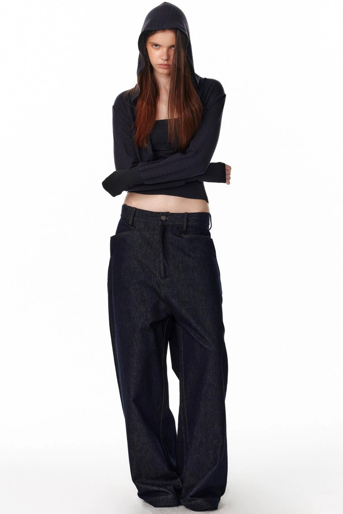 Slim Wool Striped Long Sleeve T-Shirt