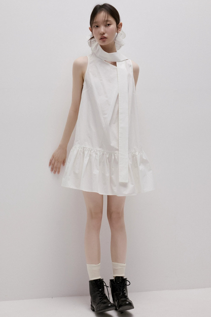 Nautical Ribbon Cotton Dress