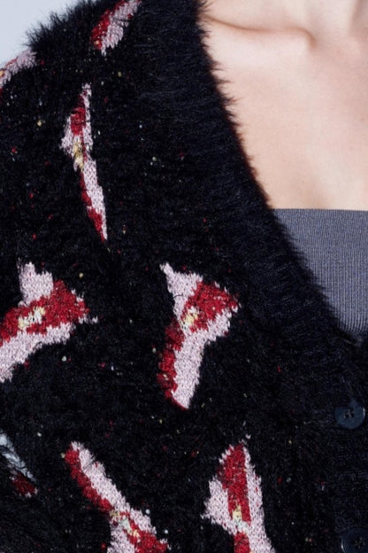 Lily of the Valley Jacquard Cardigan