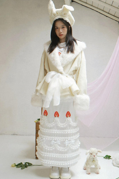 Happy Strawberry Cake Skirt