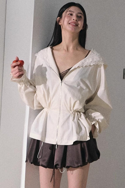 Moonlight Ripple Hooded Jacket