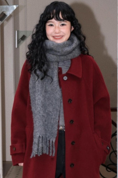 Mist Color Velvet Scarf