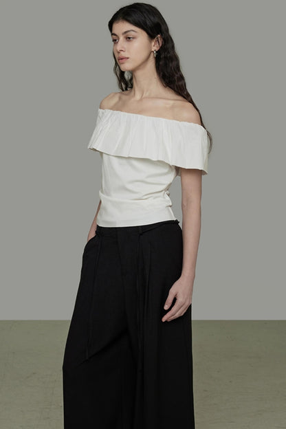 Modern Off-Shoulder T-Shirt