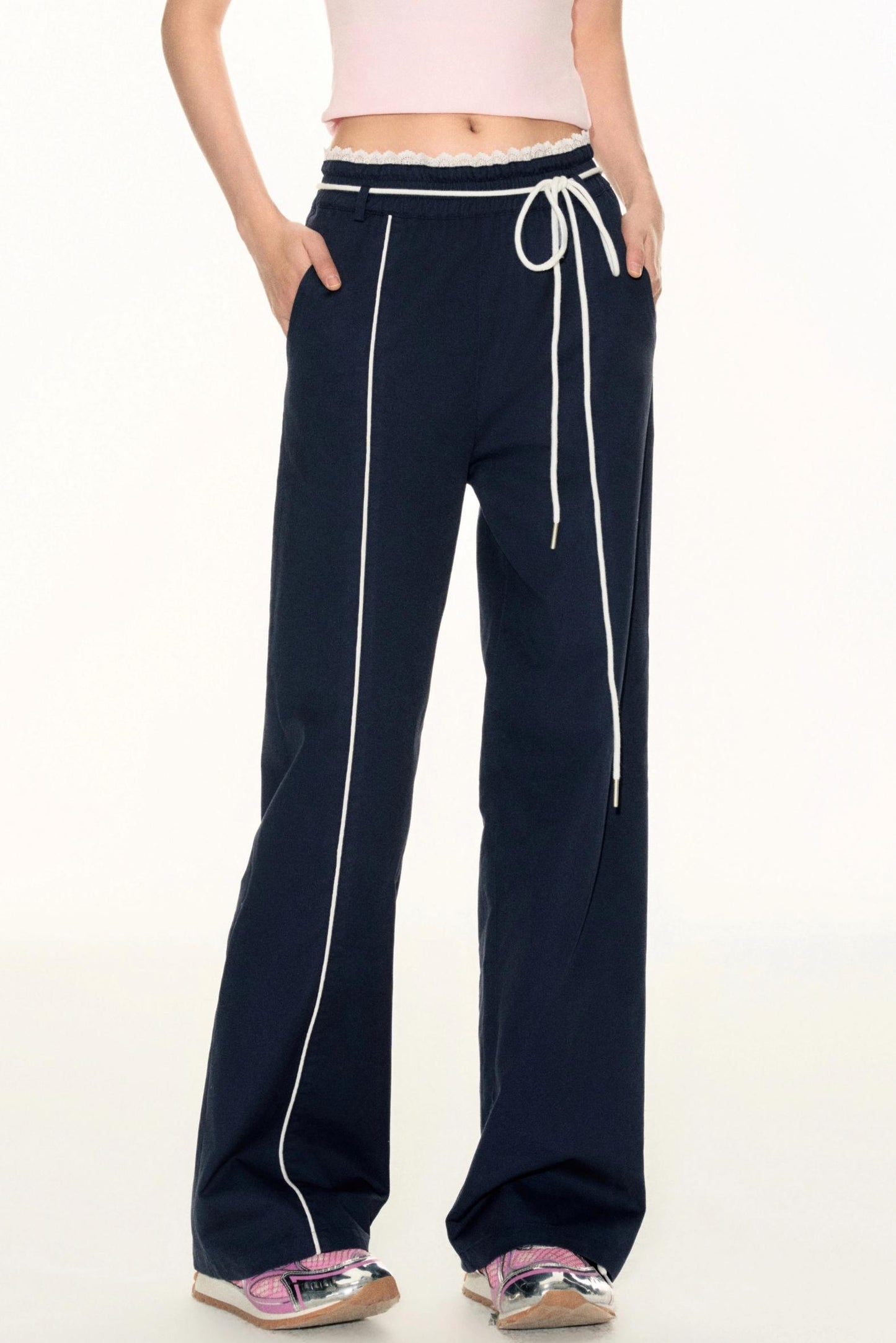 Strappy Blue Plaid Jacket Set-Up