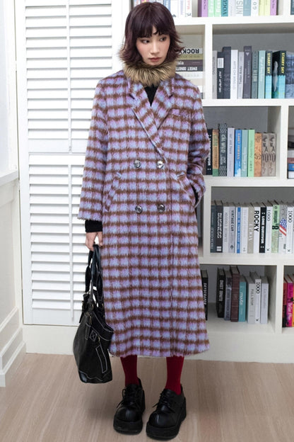 Vintage Check Long Coat