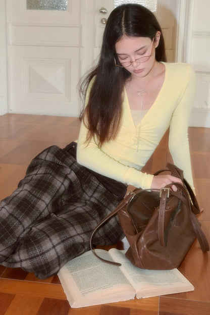 Winter V-Neck T-Shirt