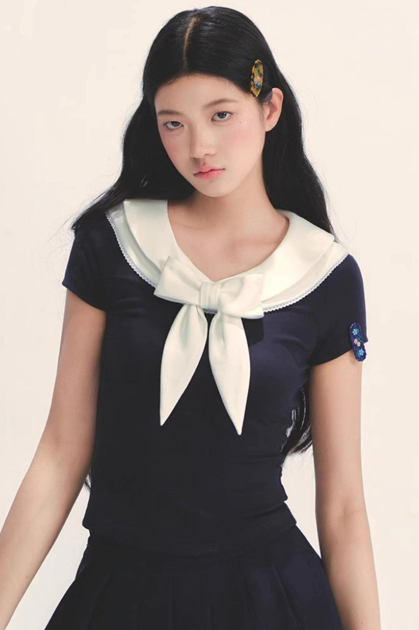 Versatile Bow Neck Tee