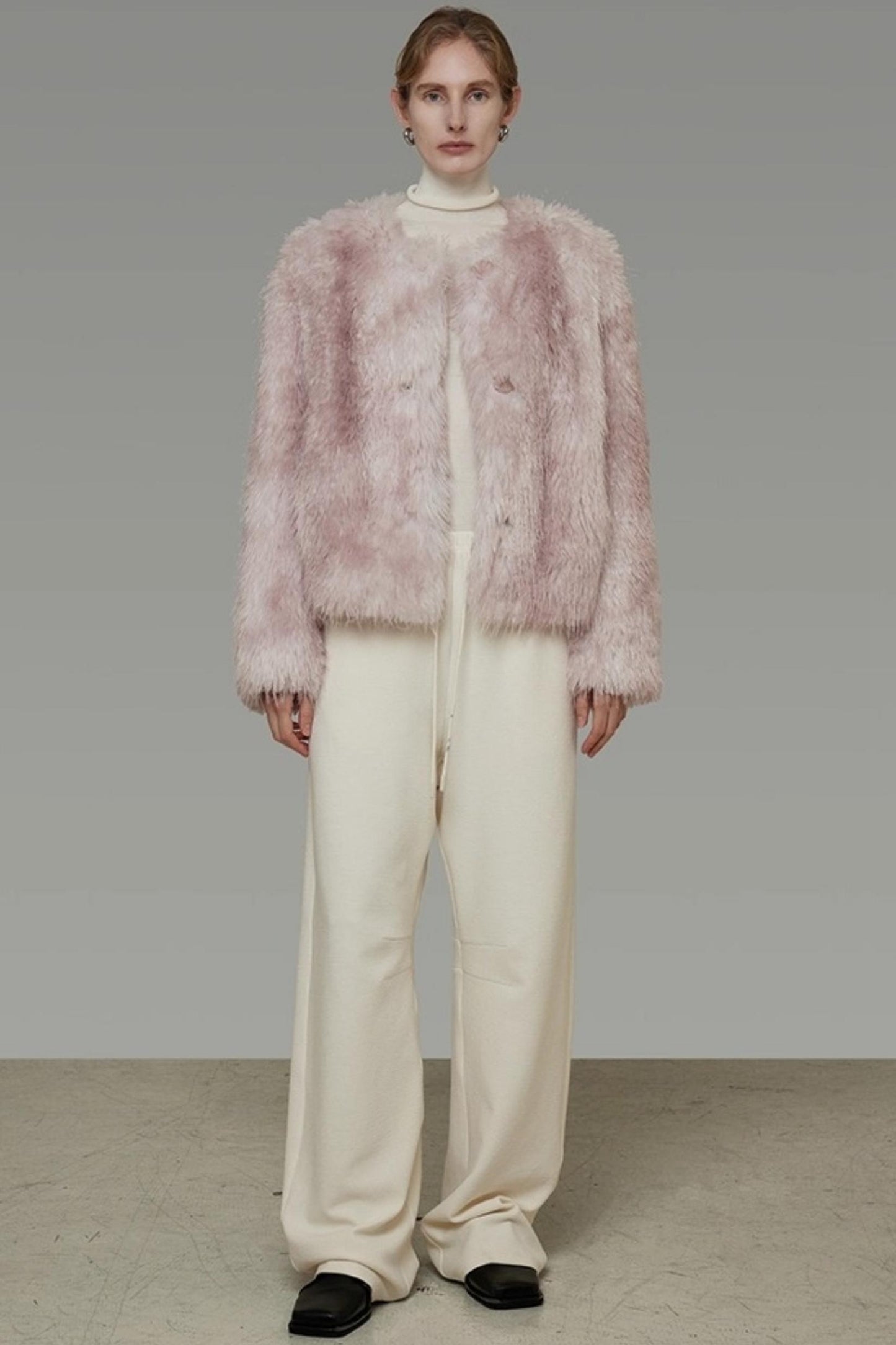 Plush Winter Cropped Jacket